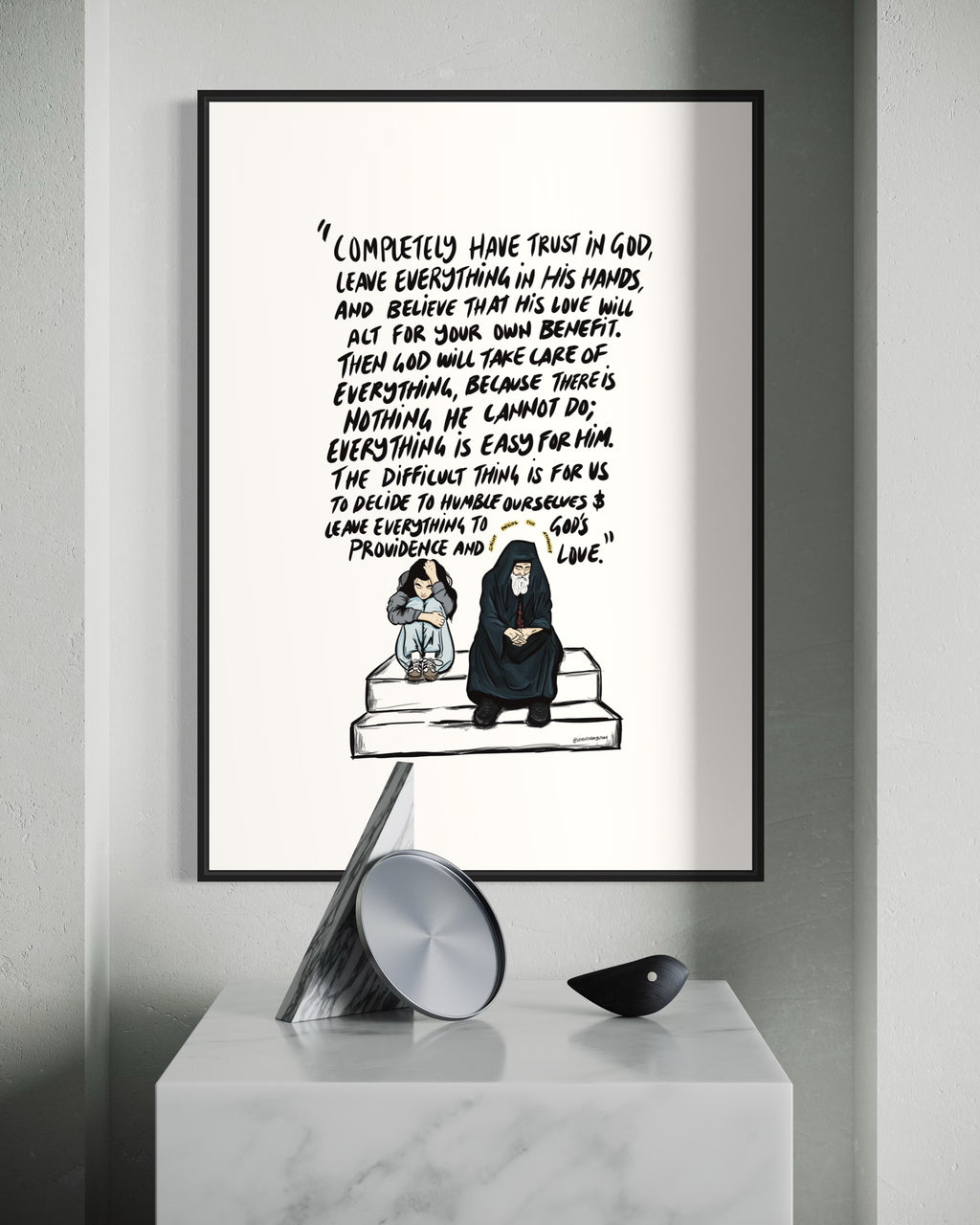 Completely Have Trust in God (Framed)