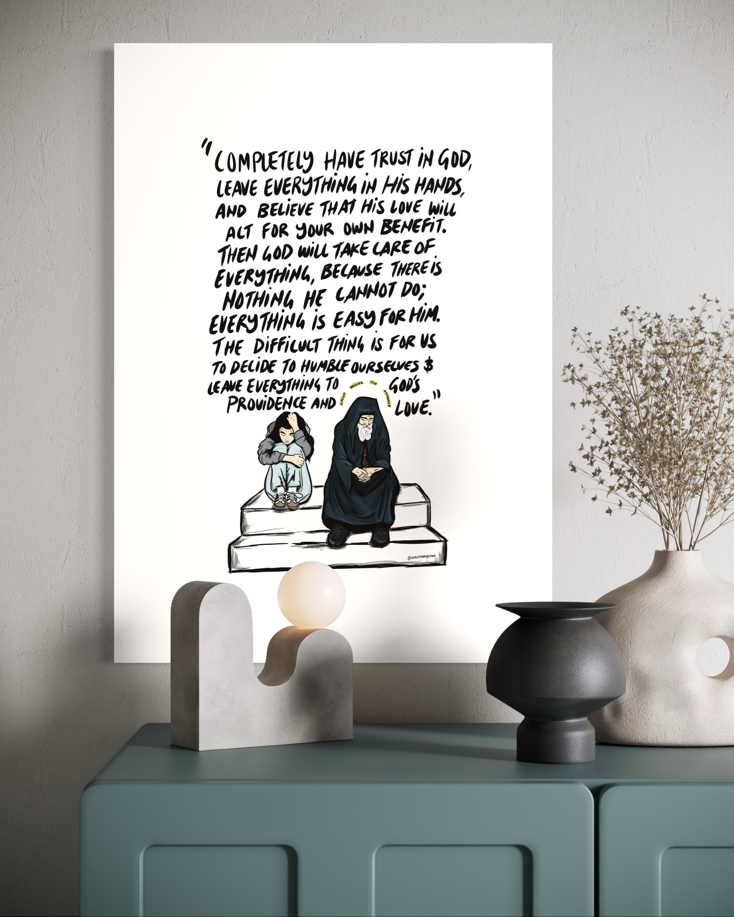 Completely Have Trust in God (Unframed)