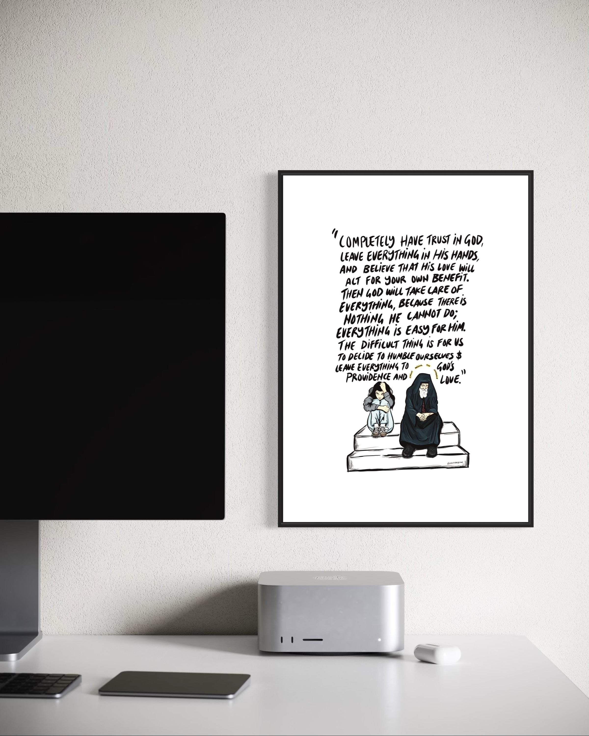 Completely Have Trust in God (Framed)