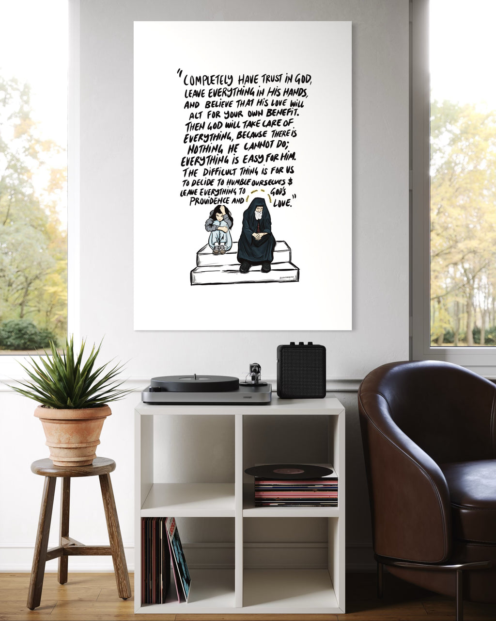 Completely Have Trust in God (Unframed)