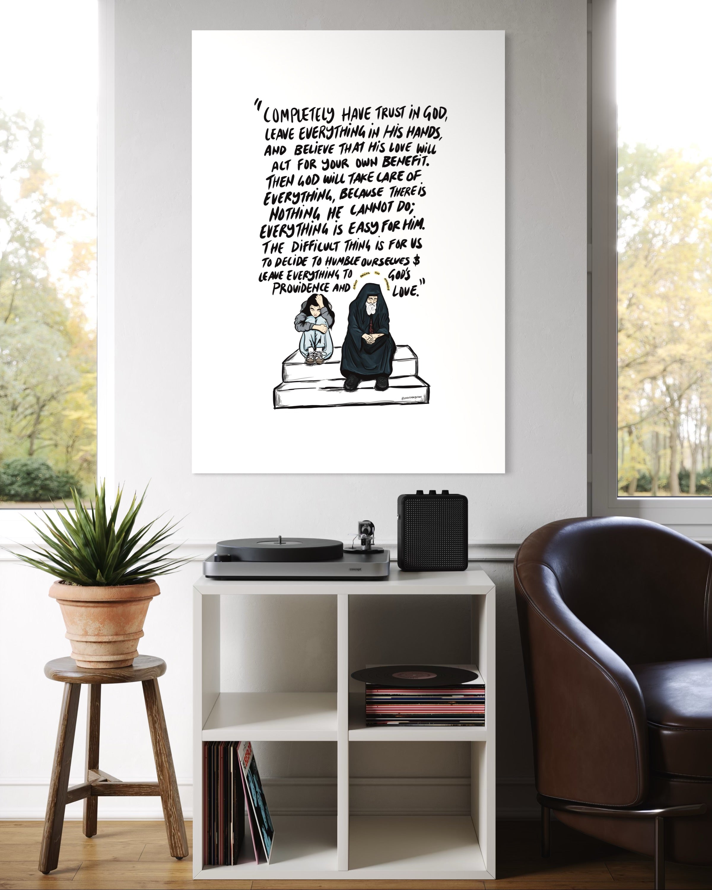 Completely Have Trust in God (Unframed)