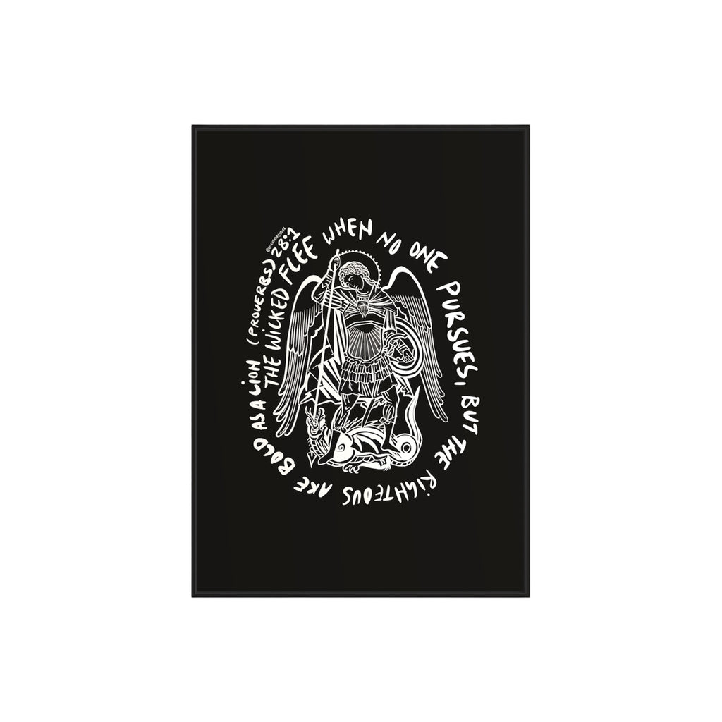 Proverbs 28:1 (Unframed)