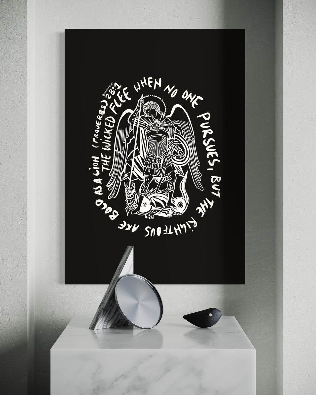 Proverbs 28:1 (Framed)