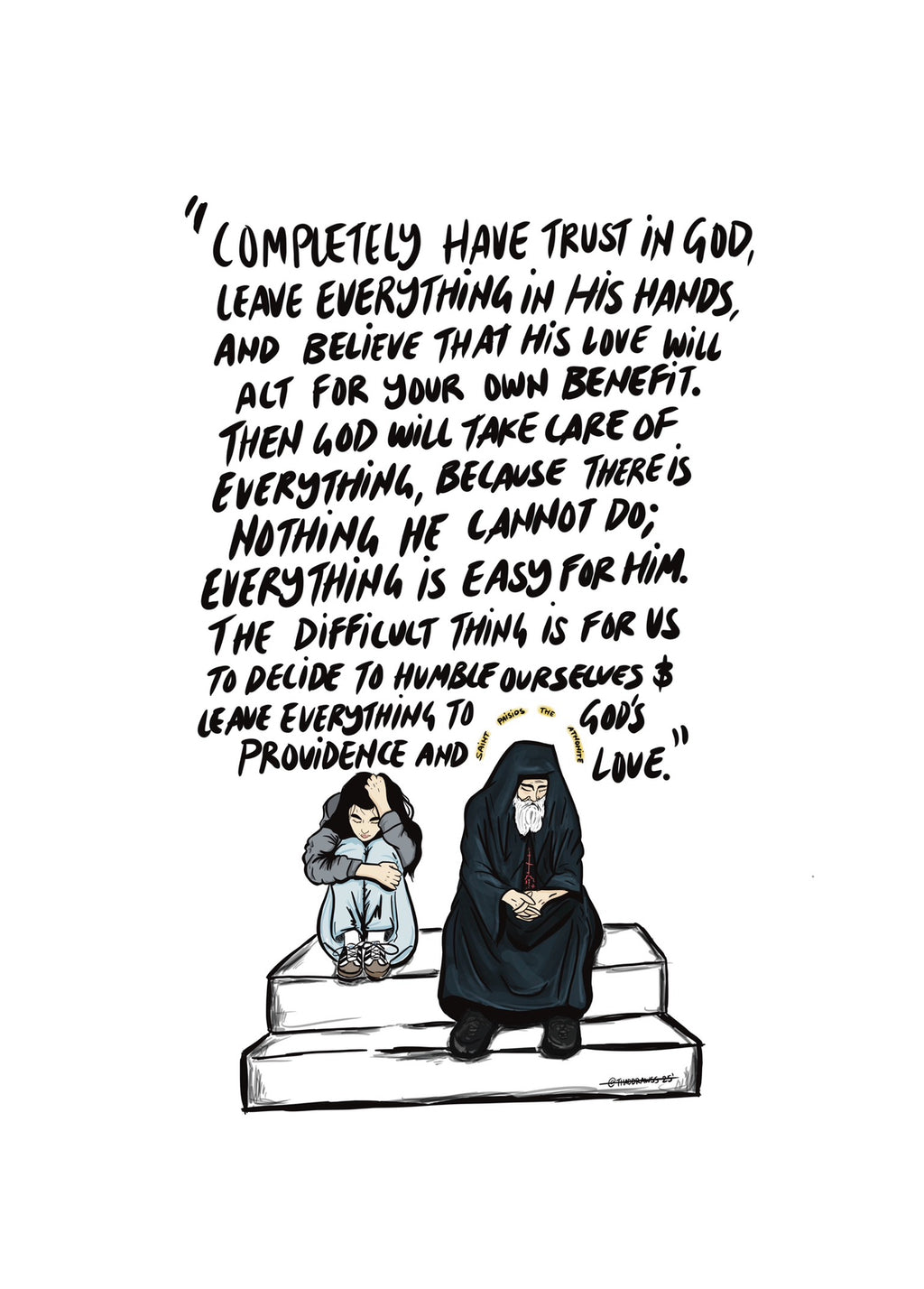 Completely Have Trust in God (Framed)