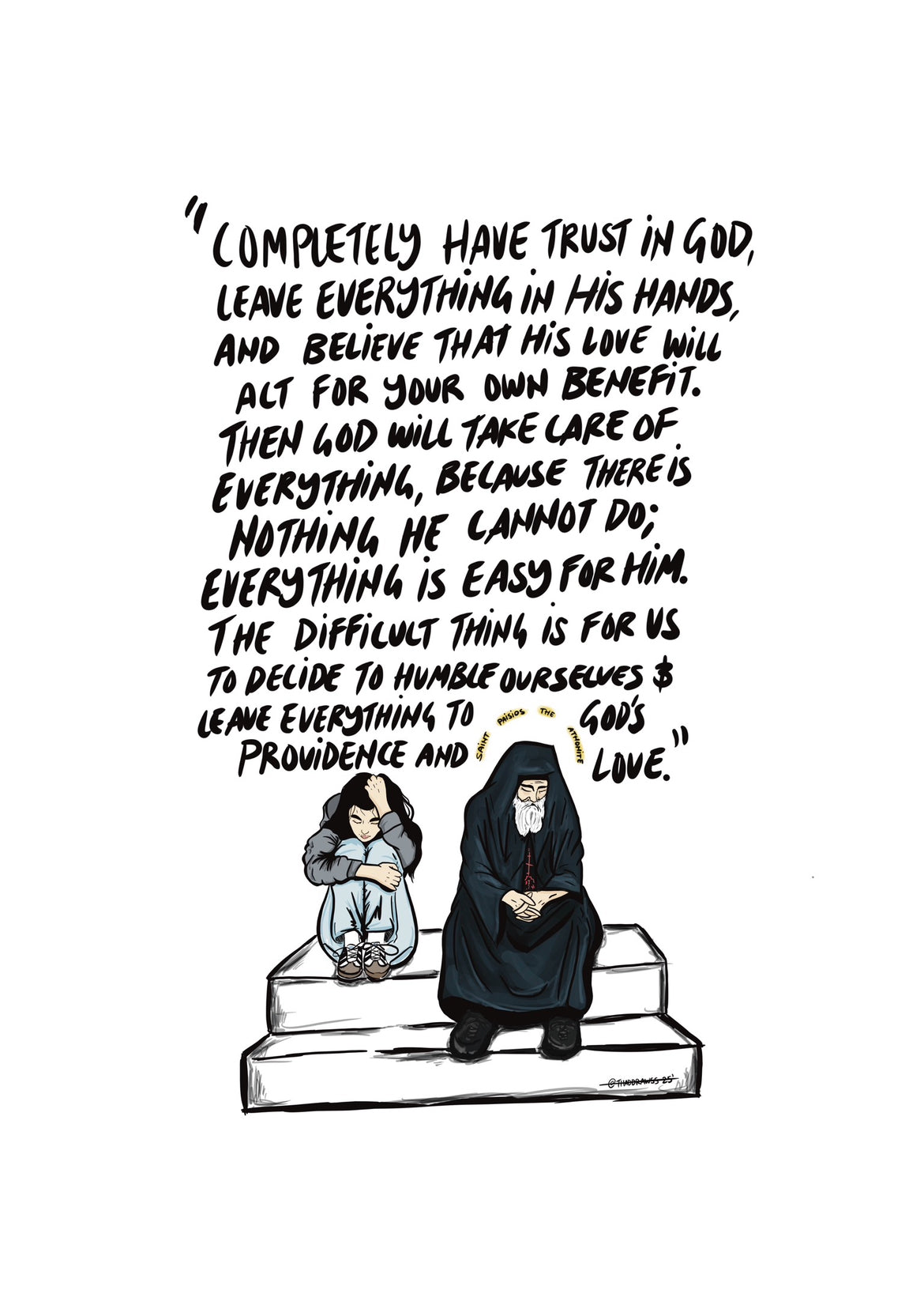 Completely Have Trust in God (Framed)