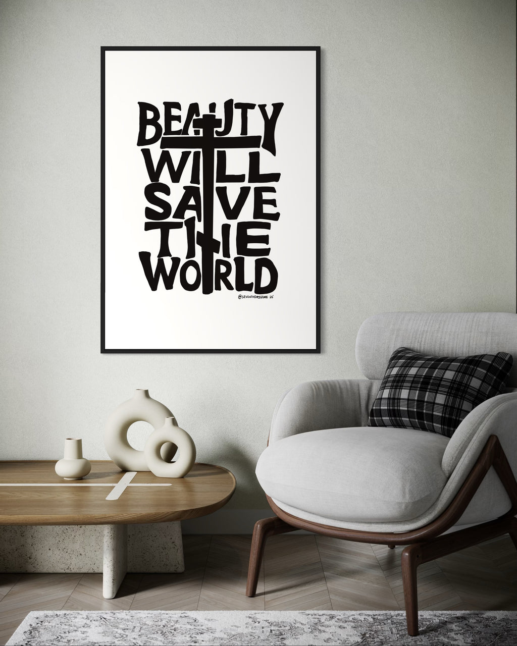 Beauty Will Save the World (Framed)