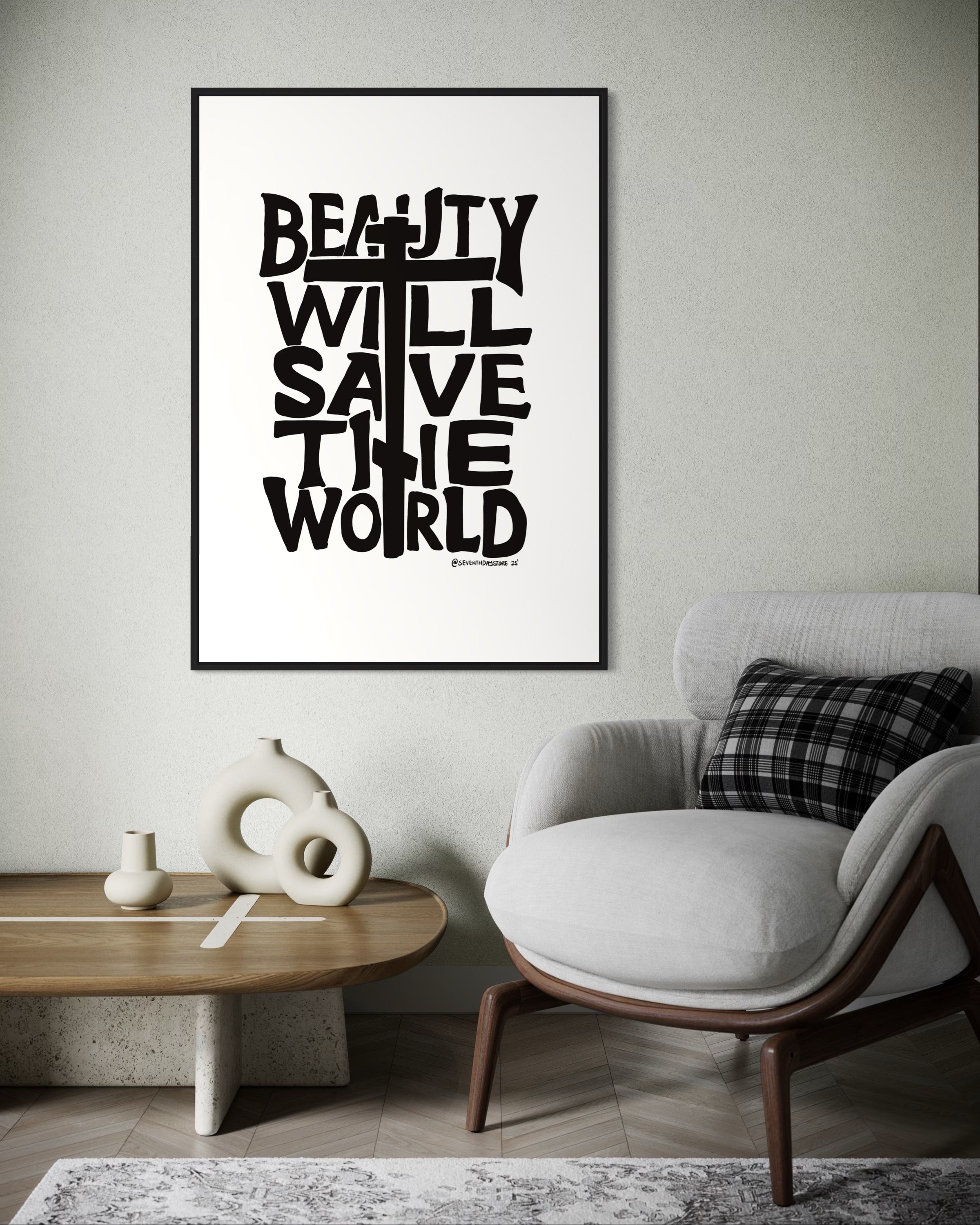 Beauty Will Save the World (Framed)